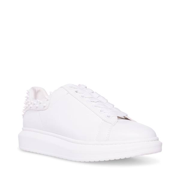 Trampki Męskie Steve Madden Frosting Białe | SM-263WB