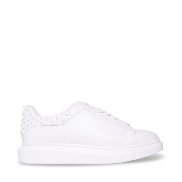 Trampki Męskie Steve Madden Frosting Białe | SM-263WB