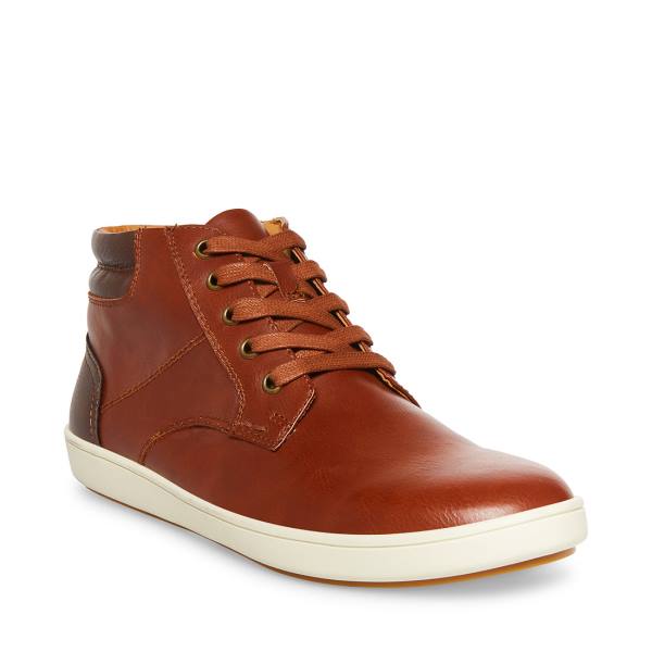 Trampki Męskie Steve Madden M-fray Cognac Brązowe | SM-078TK