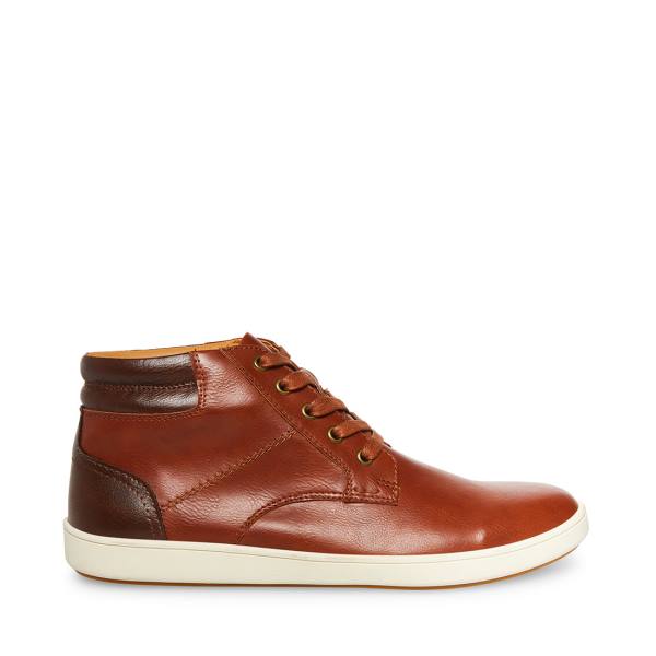 Trampki Męskie Steve Madden M-fray Cognac Brązowe | SM-078TK