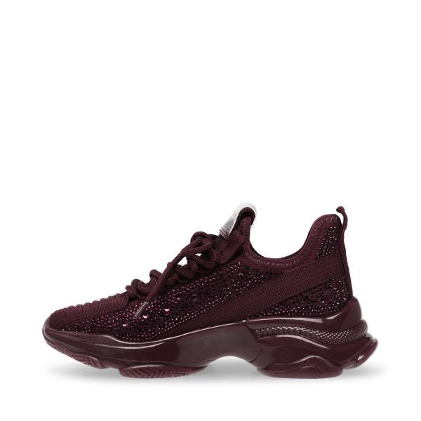 Trampki Męskie Steve Madden Maxx Burgundy Bordowe | SM-574JF