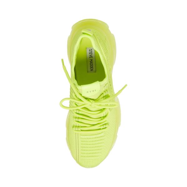 Trampki Męskie Steve Madden Maxxximo Lime Głęboka Zielone | SM-731JA