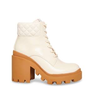 Botki Damskie Steve Madden Aryn Bone Beżowe | SM-125NY