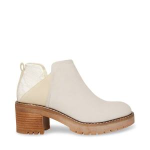 Botki Damskie Steve Madden Tamarra Beżowe Kolorowe | SM-105WP