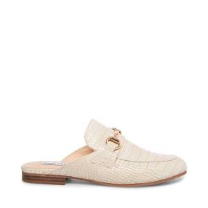 Buty Płaskie Damskie Steve Madden Kandi Taupe Crocodile Szare Brązowe | SM-109FL