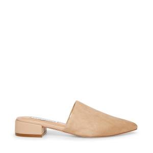 Buty Płaskie Damskie Steve Madden Lyra Camel Zamszowe Brązowe | SM-586EW