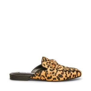 Buty Płaskie Damskie Steve Madden Rylie Leopard Panterka | SM-729QY