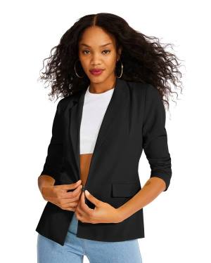 Kurtki Damskie Steve Madden Black Blazer Czarne | SM-051YN