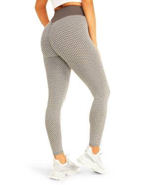 Legginsy Damskie Steve Madden Bodycon Scrunched Głęboka Szare | SM-853RT