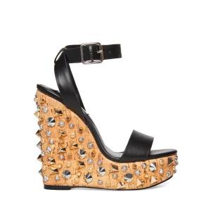 Sandały Damskie Steve Madden Alika Czarne | SM-601QK