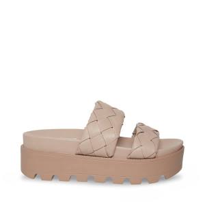 Sandały Damskie Steve Madden Briar Taupe Szare Brązowe | SM-219EL