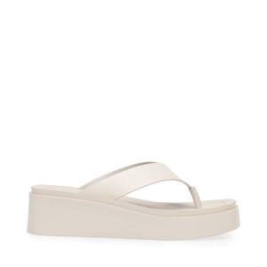 Sandały Damskie Steve Madden Carlene Bone Beżowe | SM-496NL