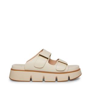 Sandały Damskie Steve Madden Elke Białe | SM-528LV