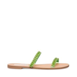 Sandały Damskie Steve Madden Felicia Lime Głęboka Zielone | SM-872RO