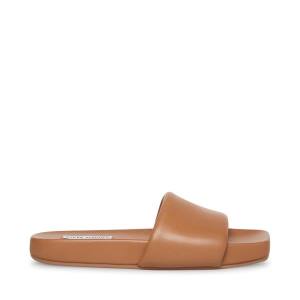 Sandały Damskie Steve Madden Mosy Mocha Beżowe | SM-284VB