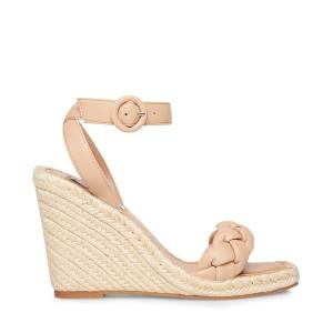 Sandały Damskie Steve Madden Novah Tan Brązowe | SM-085ST