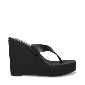 Sandały Damskie Steve Madden Refined Czarne | SM-495CM