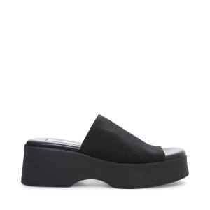 Sandały Damskie Steve Madden Slinky30 Czarne | SM-748RW