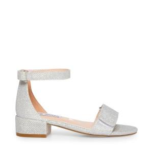 Sandały Dziecięce Steve Madden Airenne Srebrne | SM-947BJ