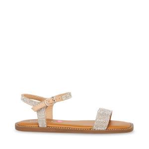 Sandały Dziecięce Steve Madden Jnishar Srebrne | SM-815PJ