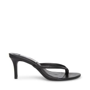 Szpilki Damskie Steve Madden Addyson Skórzane Heel Czarne | SM-605LY