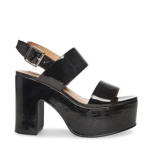 Szpilki Damskie Steve Madden Dafne Lakierowana Heel Czarne | SM-237HN