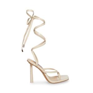 Szpilki Damskie Steve Madden Fernanda Bone Lakierowana Heel Beżowe | SM-875UF