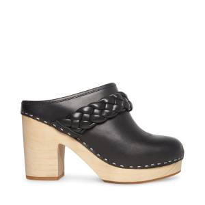 Szpilki Damskie Steve Madden Highland Skórzane Heel Czarne | SM-852AU