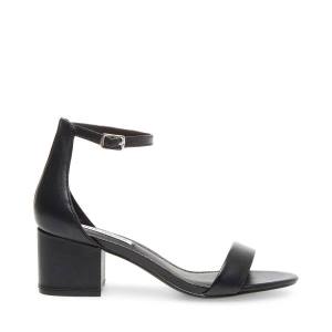 Szpilki Damskie Steve Madden Irenee Skórzane Heel Czarne | SM-691RB