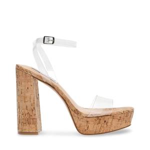 Szpilki Damskie Steve Madden Lessa Heel Clear | SM-468OH