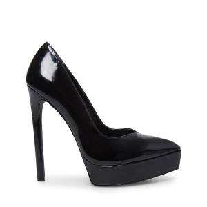 Szpilki Damskie Steve Madden Luxury Lakierowana Heel Czarne | SM-625GO