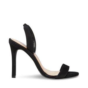 Szpilki Damskie Steve Madden Marbella Nubuck Heel Czarne | SM-623XT