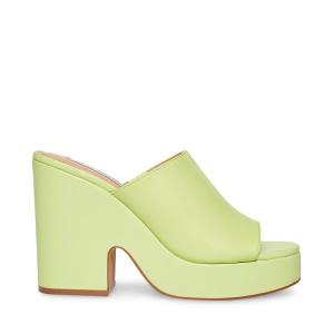 Szpilki Damskie Steve Madden Sally Lime Heel Głęboka Zielone | SM-467FO