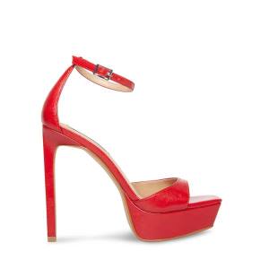 Szpilki Damskie Steve Madden Scorch Heel Czerwone | SM-914RG