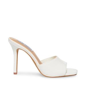 Szpilki Damskie Steve Madden Signal Lakierowana Heel Białe | SM-307LK