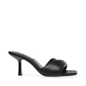 Szpilki Damskie Steve Madden Thai Skórzane Heel Czarne | SM-539RZ