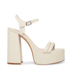 Szpilki Damskie Steve Madden Tille Bone Heel Beżowe | SM-748PK