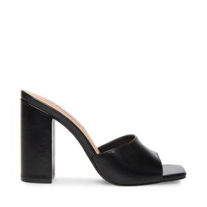 Szpilki Damskie Steve Madden Trendy Skórzane Heel Czarne | SM-315NI