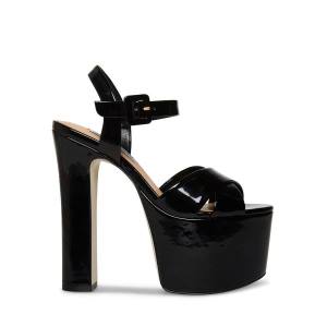 Szpilki Damskie Steve Madden Vaida Lakierowana Heel Czarne | SM-568PR