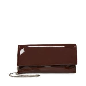 Torba Crossbody Damskie Steve Madden Bsublime Lakierowana Brązowe | SM-268NK