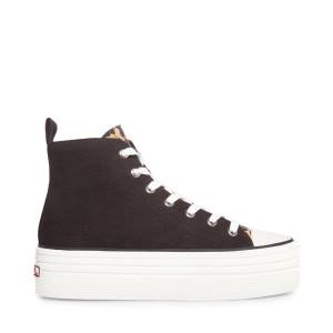 Trampki Damskie Steve Madden Berkley Czarne Kolorowe | SM-725PN