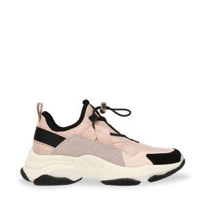 Trampki Damskie Steve Madden Fly Blush Różowe Kolorowe | SM-053OE