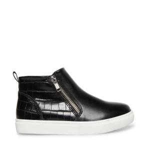 Trampki Dziecięce Steve Madden Jreggie Czarne Kolorowe | SM-819IM