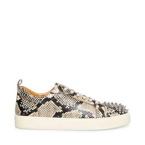 Trampki Męskie Steve Madden Portall Natural Snake Beżowe Wąż | SM-076NU